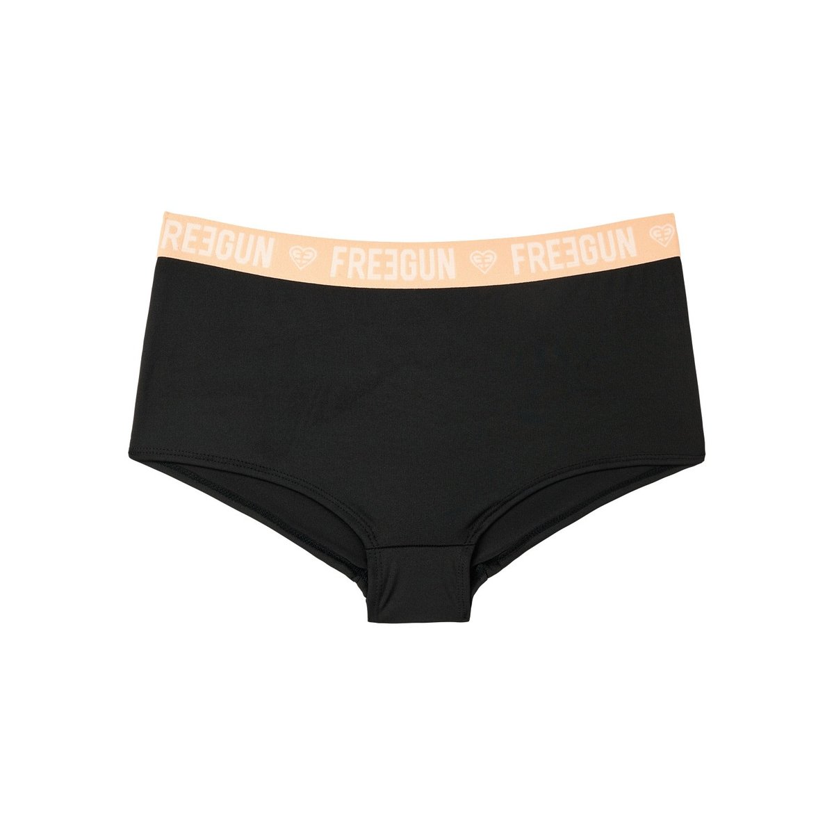 Lot De 4 Shortys Microfibre noir/gris/rouge, FREEGUN