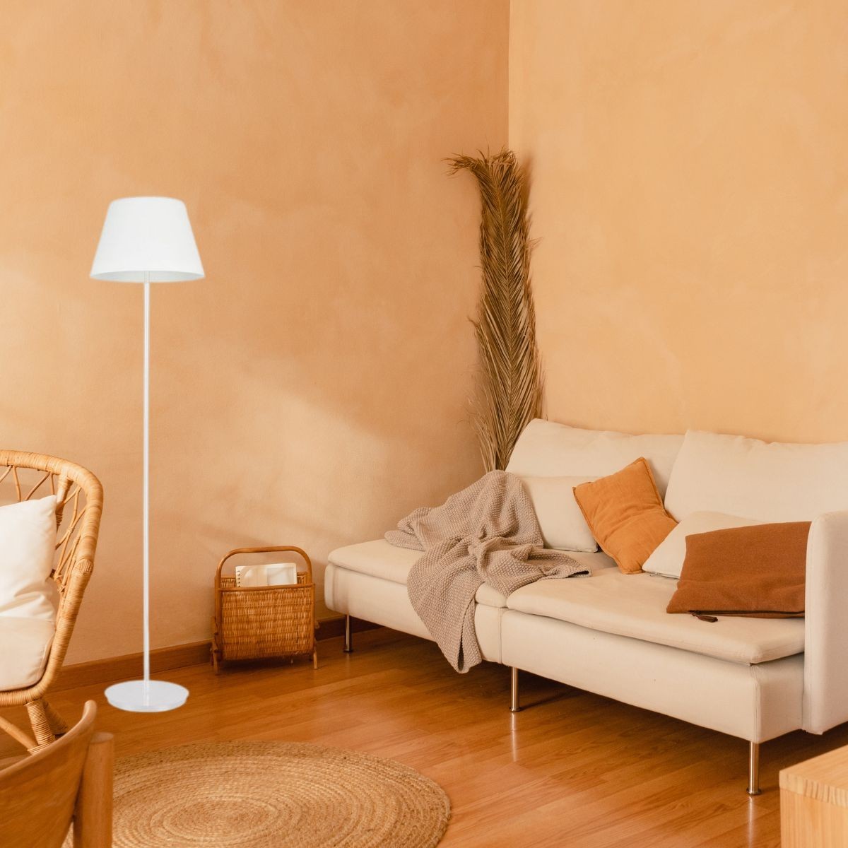 Lampadaire    CYLINDER blanc, IDEAL LUX
