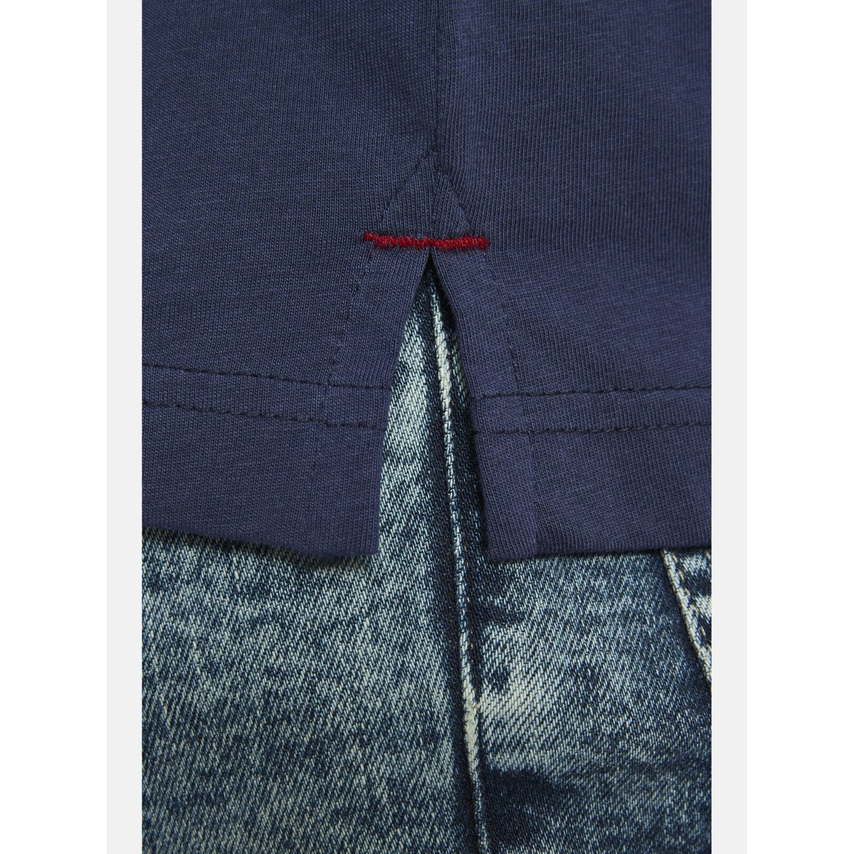 Lot de 2 polos DAGFINN rouge bleu foncé, JAN VANDERSTORM