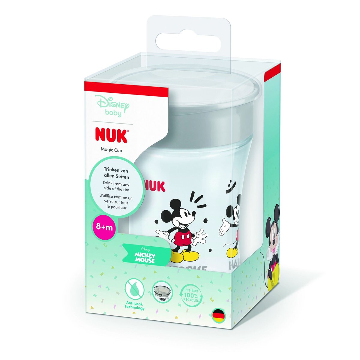 Tasse d'apprentissage Magic Cup 360 silicone Mickey 230 ml - Nuk couleur unique, NUK