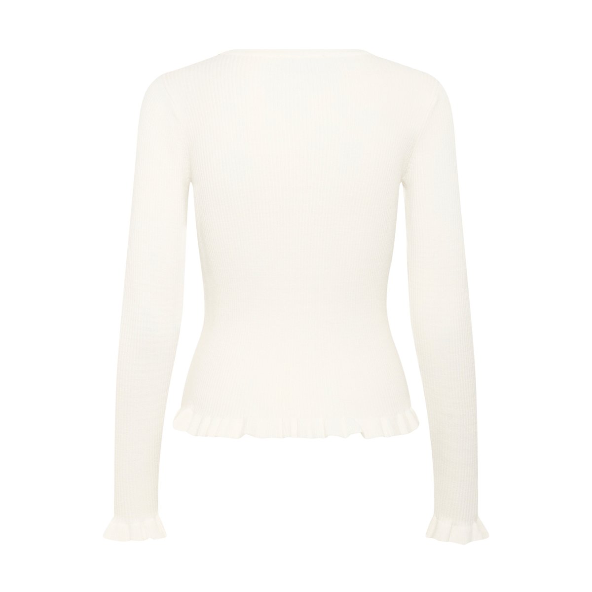 Pullover tricoté blanc, KAFFE