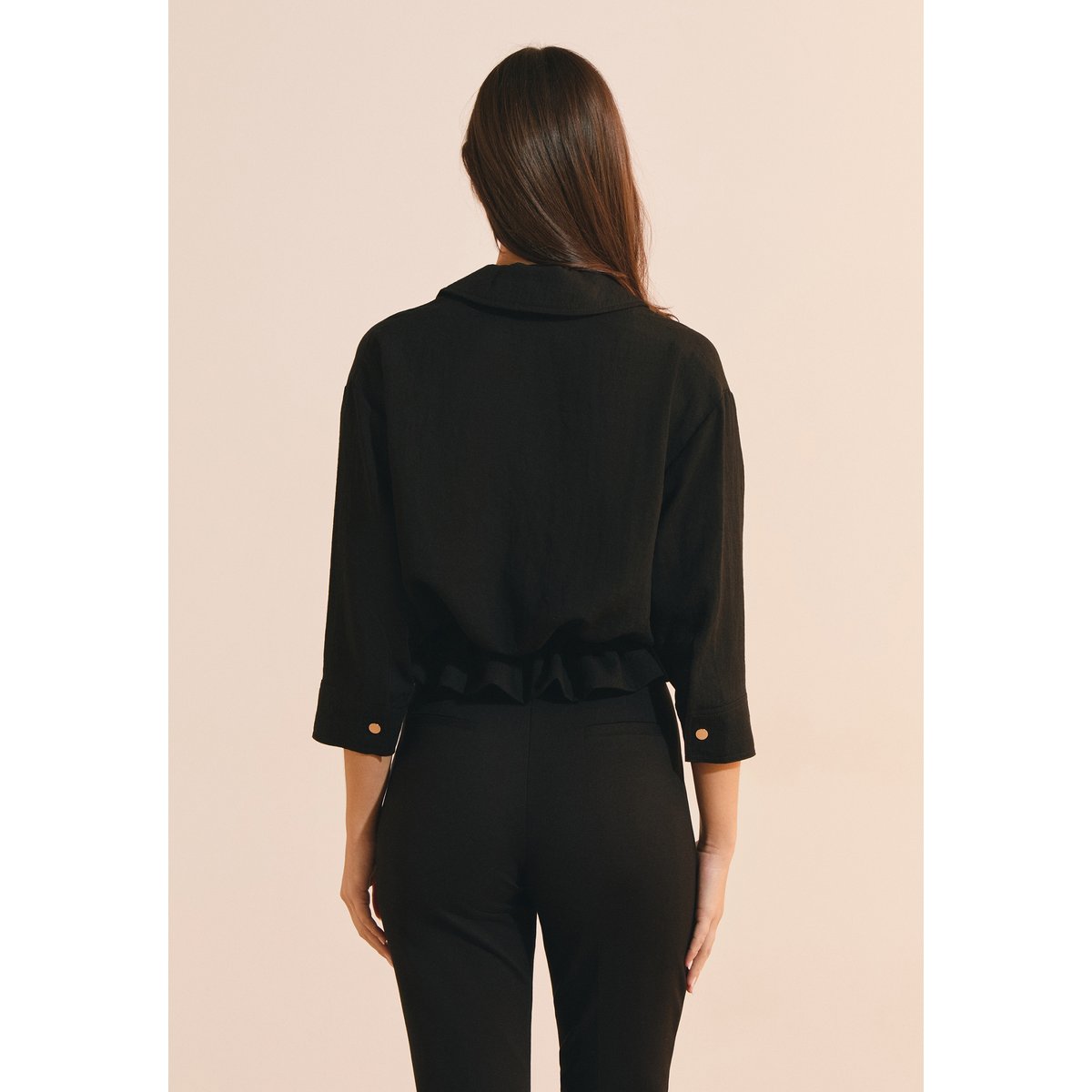 Veste avec détail bouton doré VAHIMO noir, ETAM