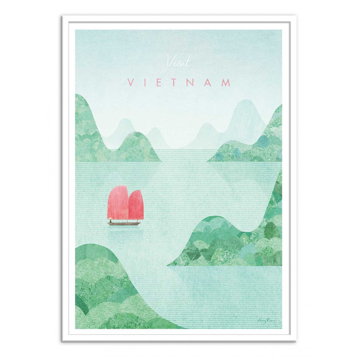Affiche d'art - Visit Vietnam - Henry Rivers affiche d'art, WALL EDITIONS
