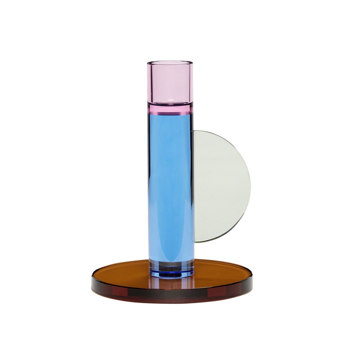 Chandelier en cristal ASTRO bleu, HUBSCH