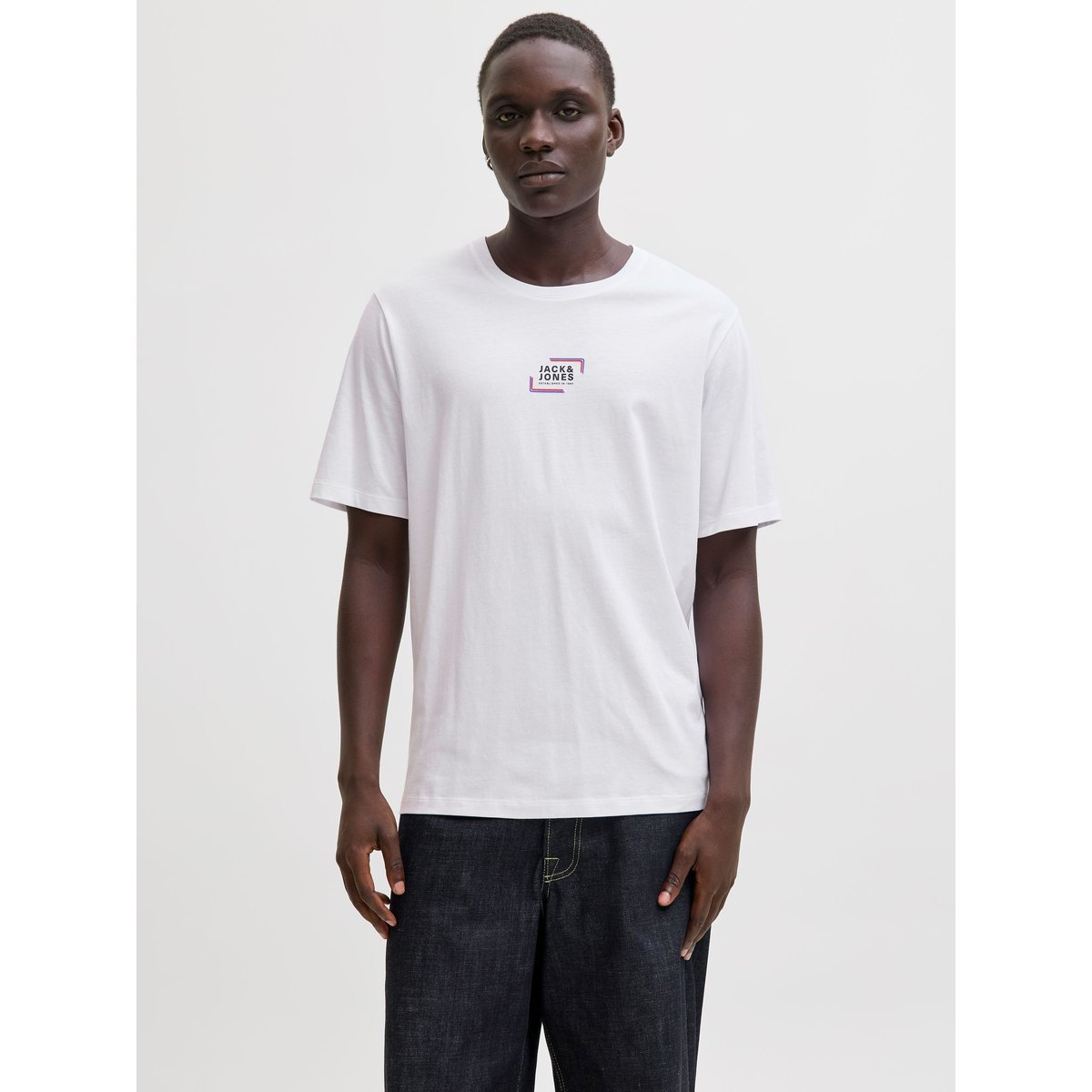 T-shirt manches courtes blanc, JACK & JONES