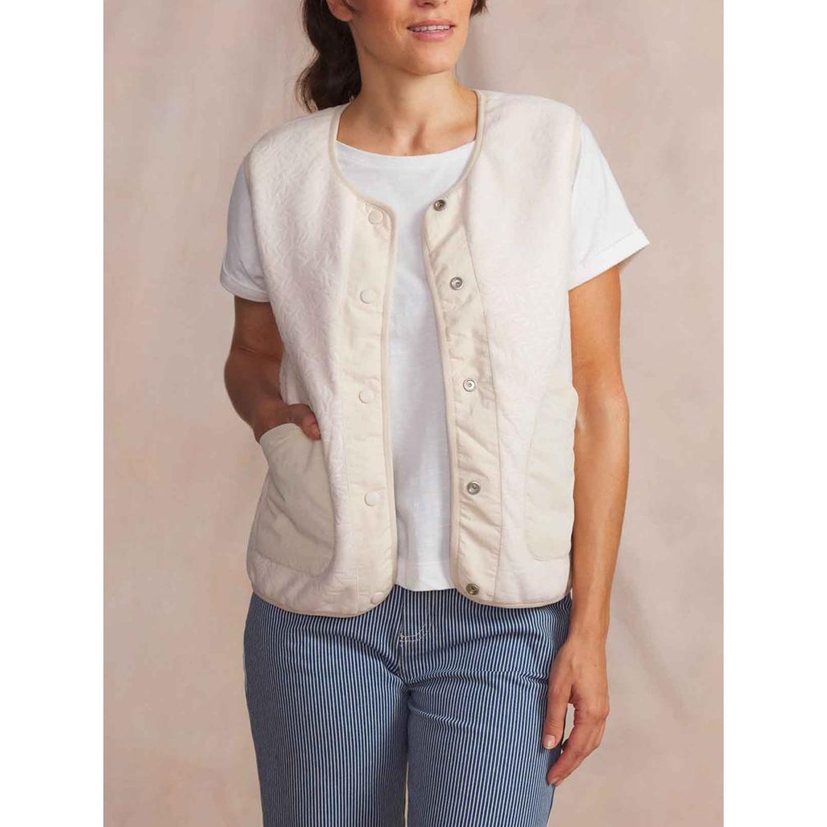 Gilet LILLYSAN craie, TBS