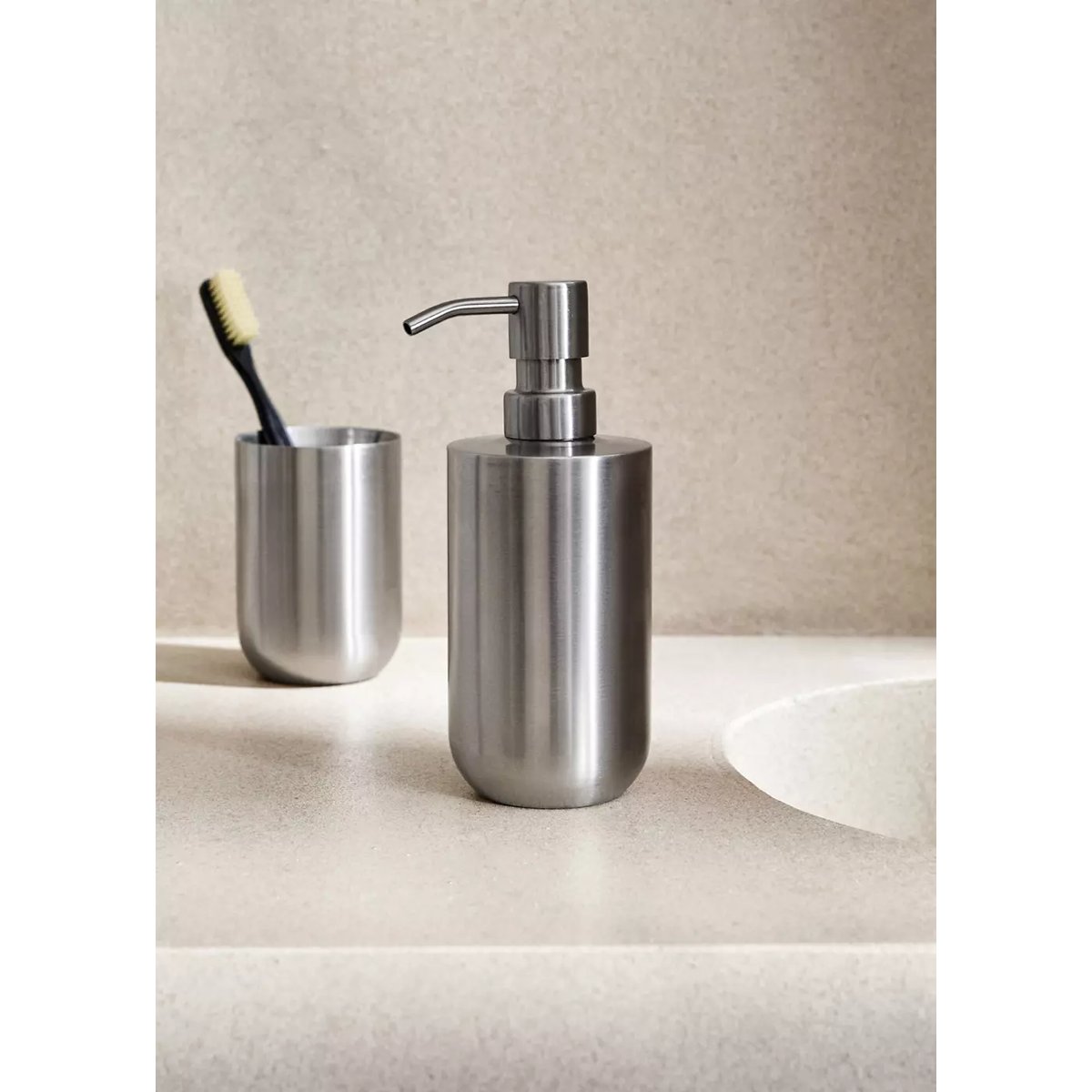 Porte-savon acier inoxydable argent, MANGO HOME