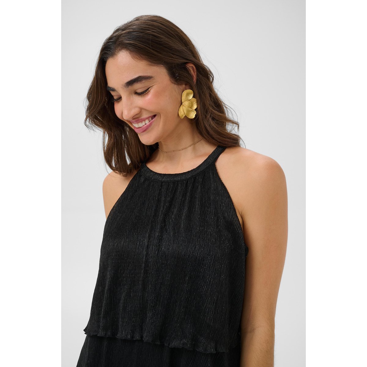 Robe noir black glitter, CREAM