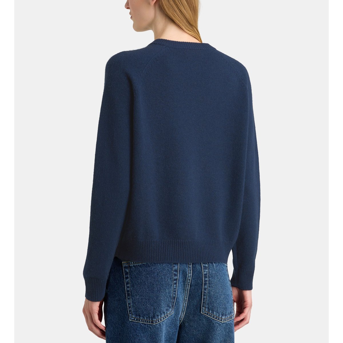 Pull marinière droit fouesnant cachemire bleu marine, GALERIES LAFAYETTE