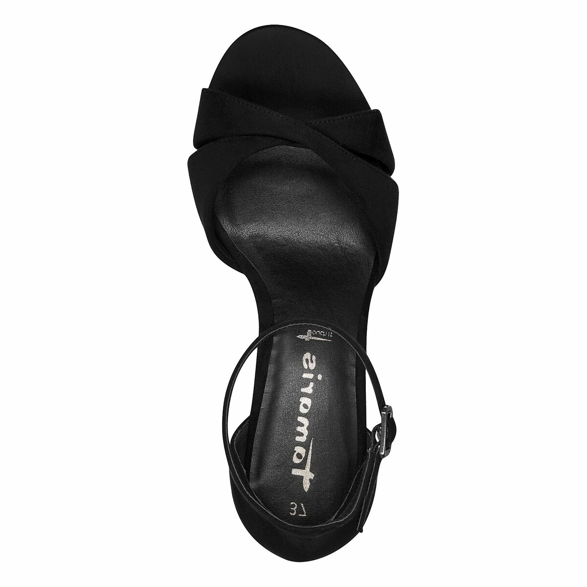 Sandalen met hak zwart, TAMARIS