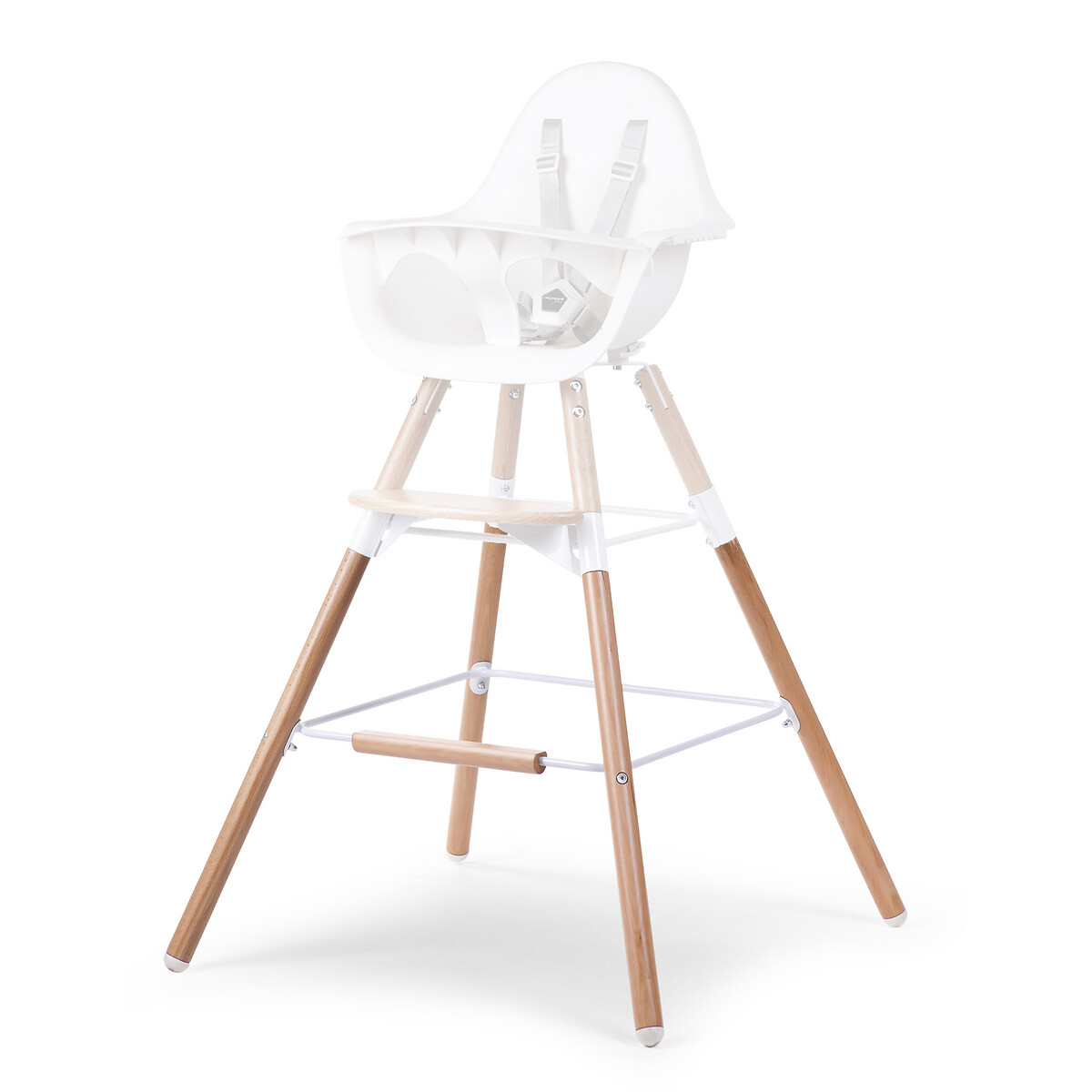 Set de pieds long pour chaise evolu repose pieds naturel, CHILDHOME