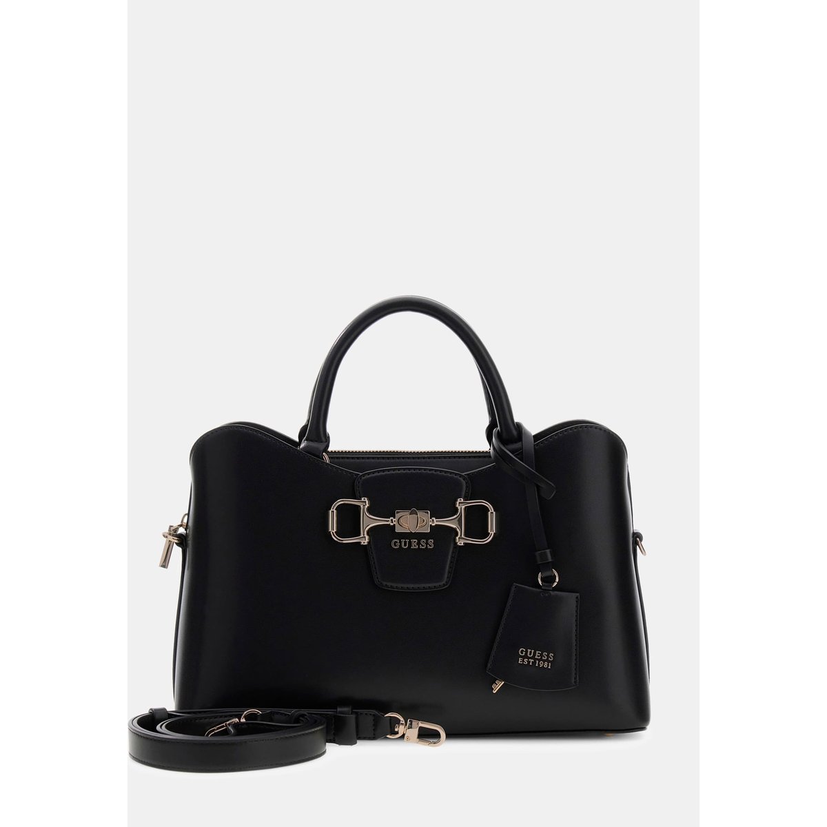 Sac À Main Logo Janie noir, GUESS