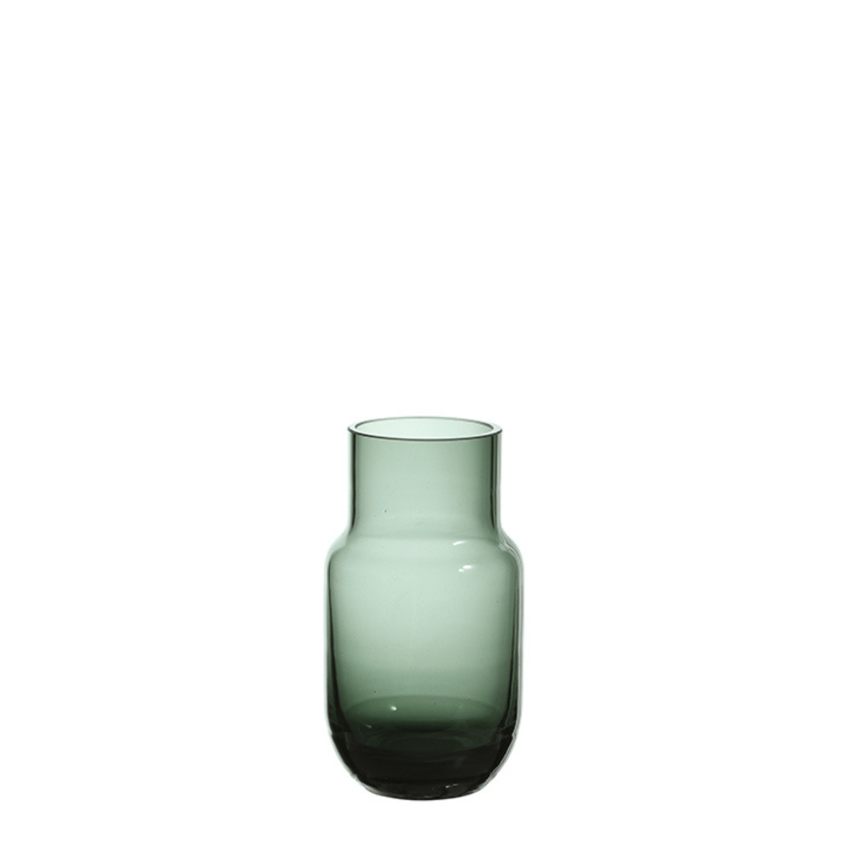 Vase décoratif en verre H12 Bottle vert, SIA DECO