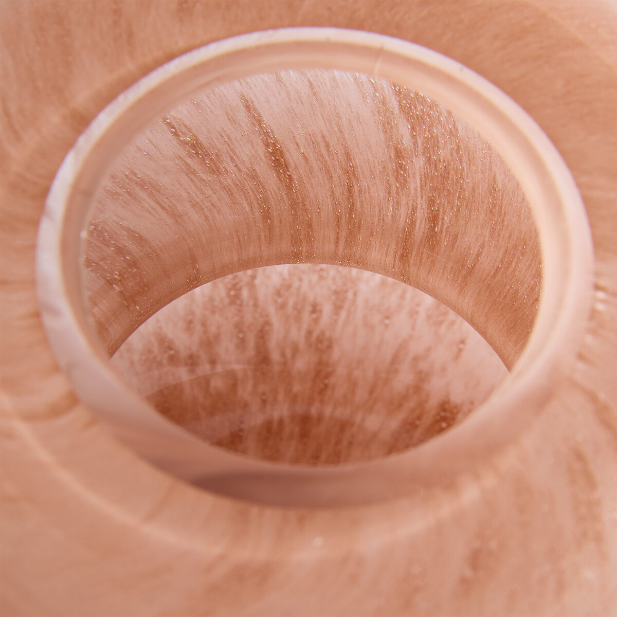 Vase en verre soufflé à la bouche, hauteur 20 cm, FYSA praline, AM.PM