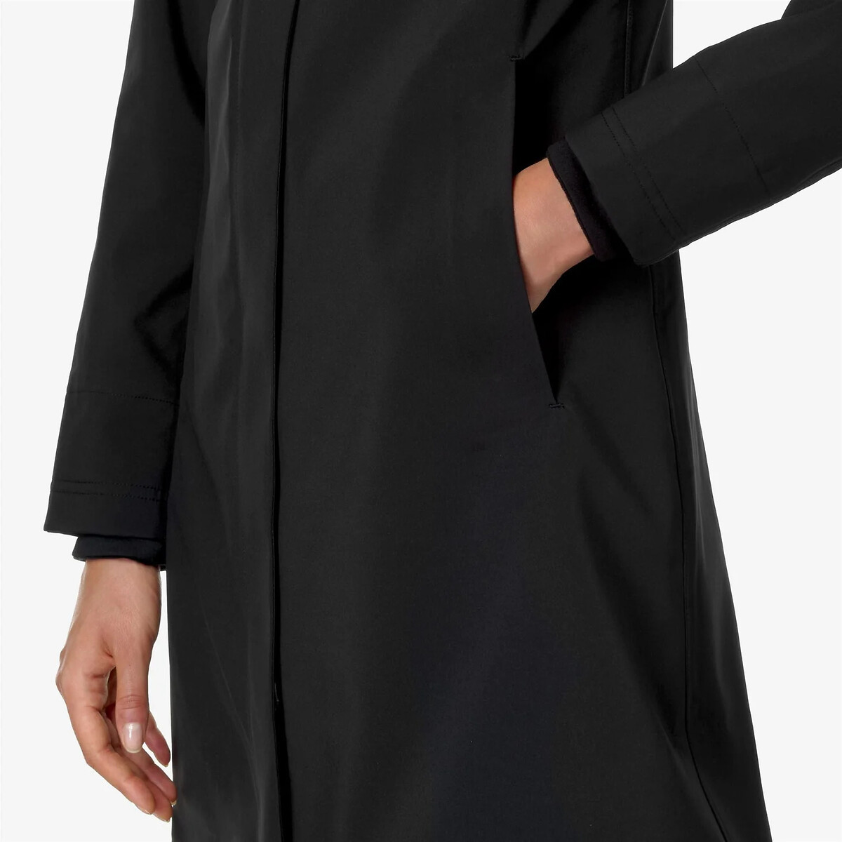 Parka mi-longue, STEPHY BONDED noir, K-WAY