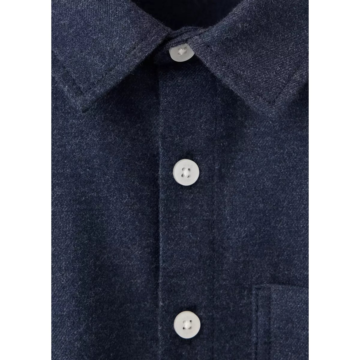 Chemise 100 % coton bleu marine, MANGO BABY