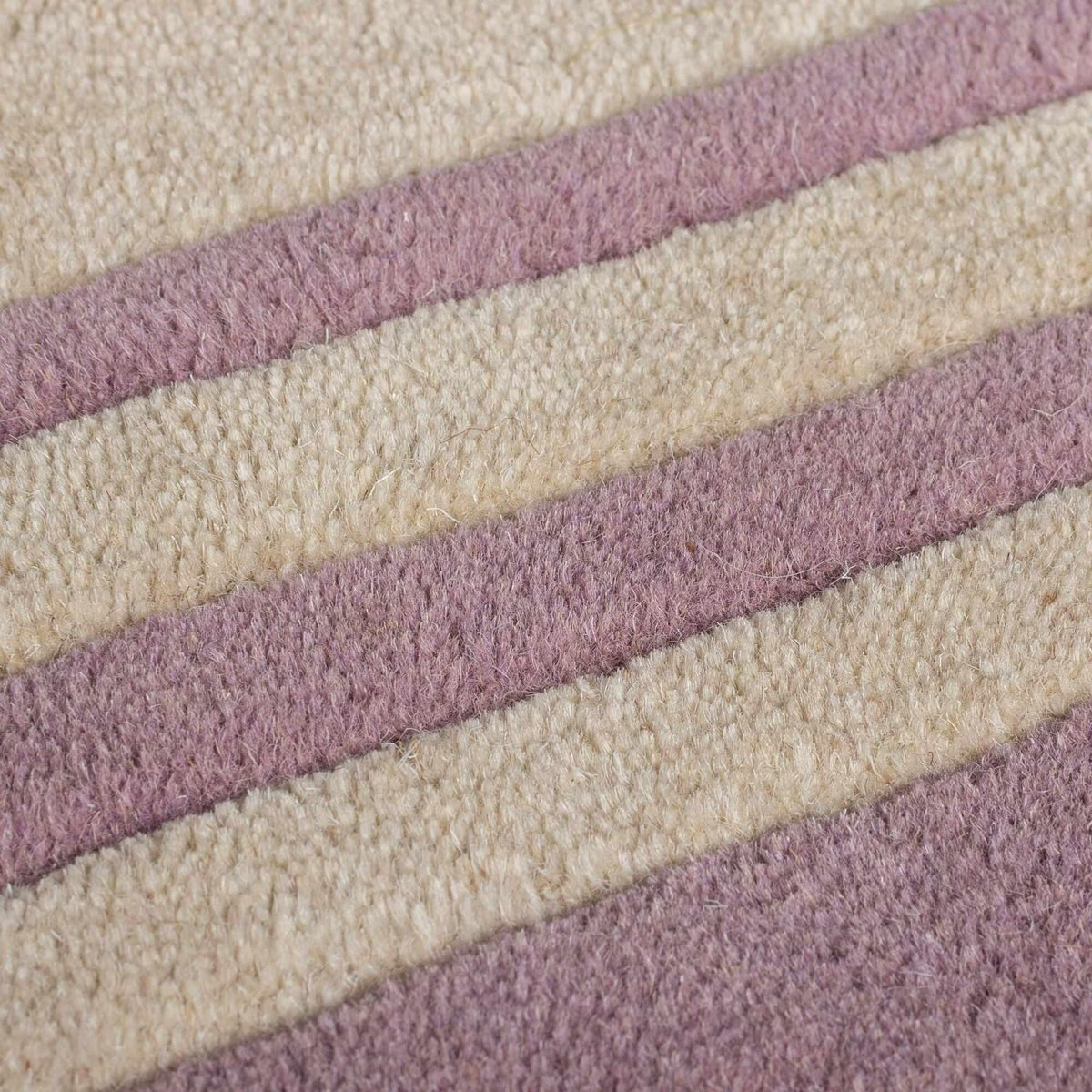 Tapis en laine à bordure festonné LOIS violet, FLAIR RUGS