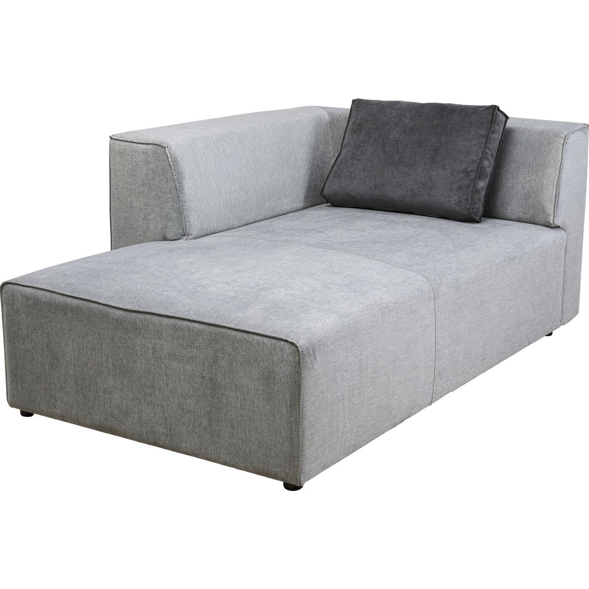 Méridienne d'angle de canapé, INFINITY gris, KARE DESIGN
