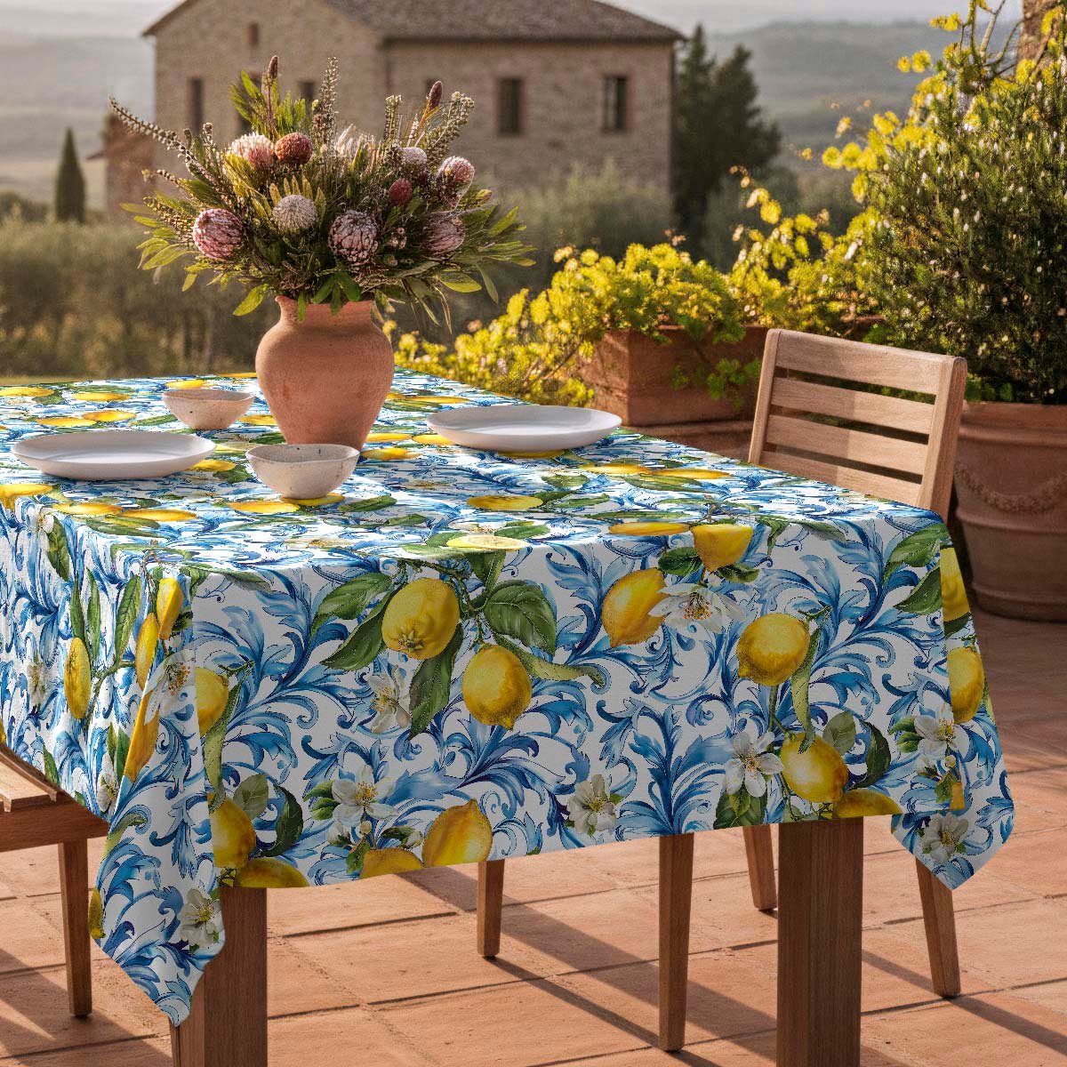 Nappe anti-taches Aurant - 100% coton - multicolore, NAF NAF HOME