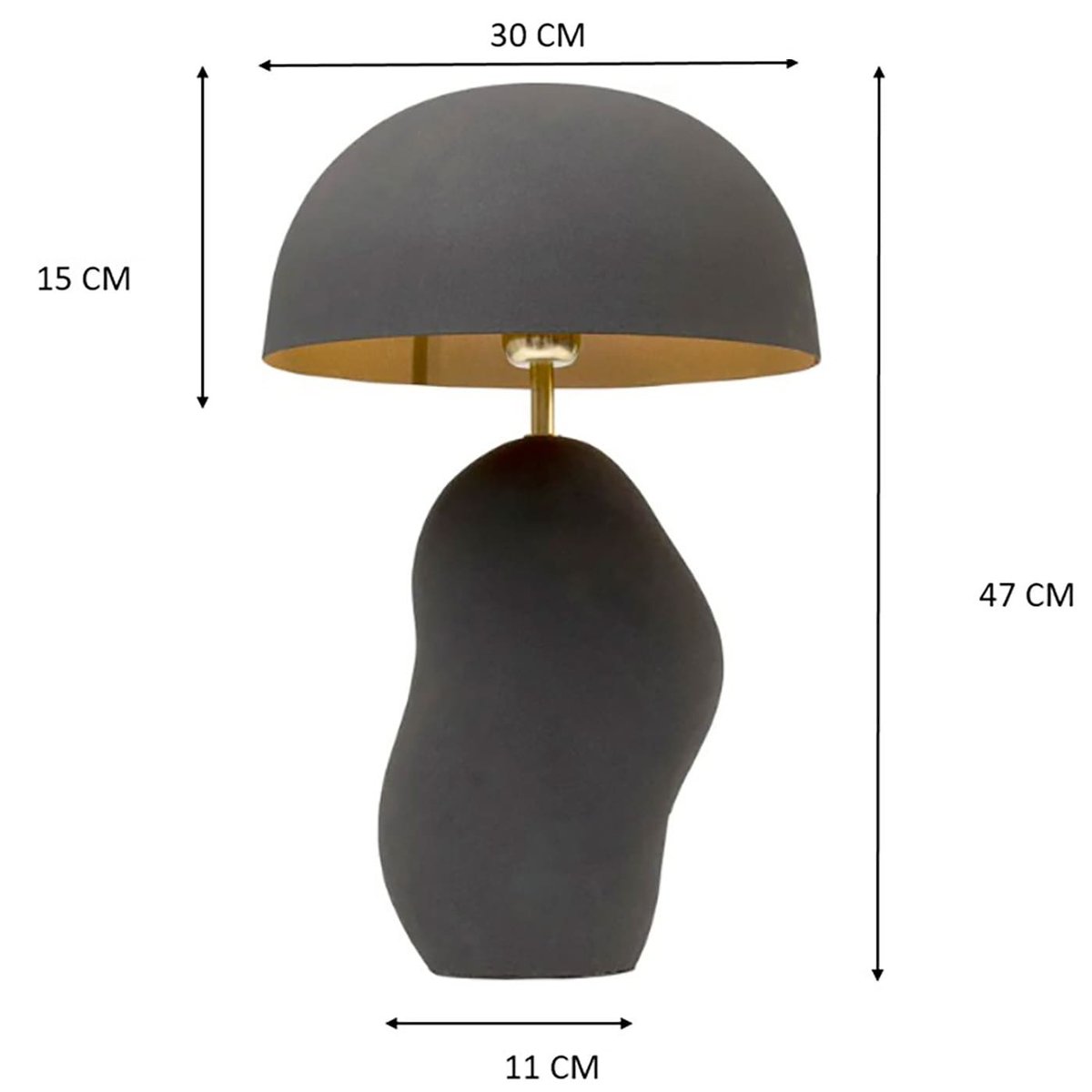 Lampe en acier et aluminium, NUBE noir, KARE DESIGN