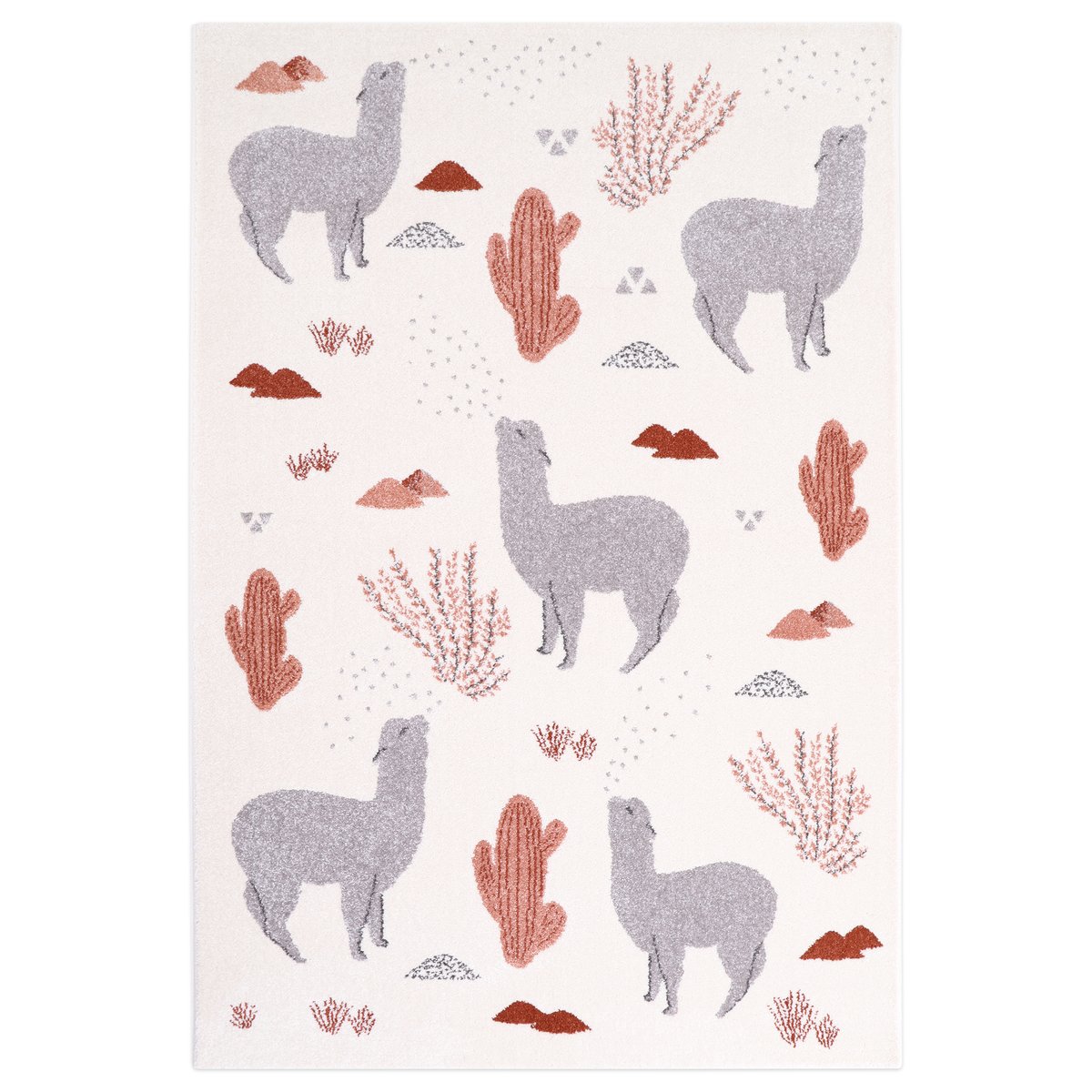 Tapis enfant petits lamas ANDINA multi, NATTIOT