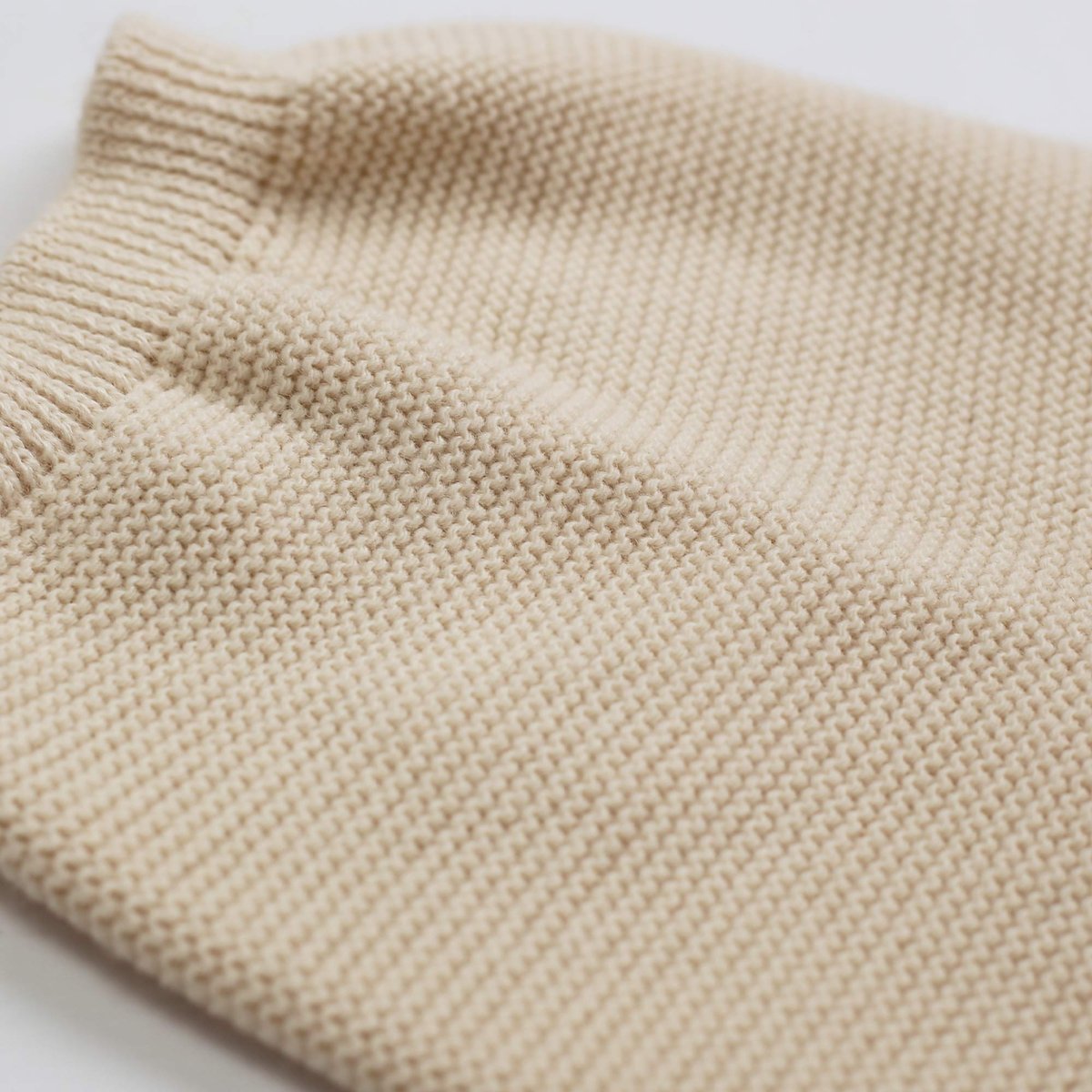 Pantalon bébé maille #e0cda9, TROIS KILOS SEPT