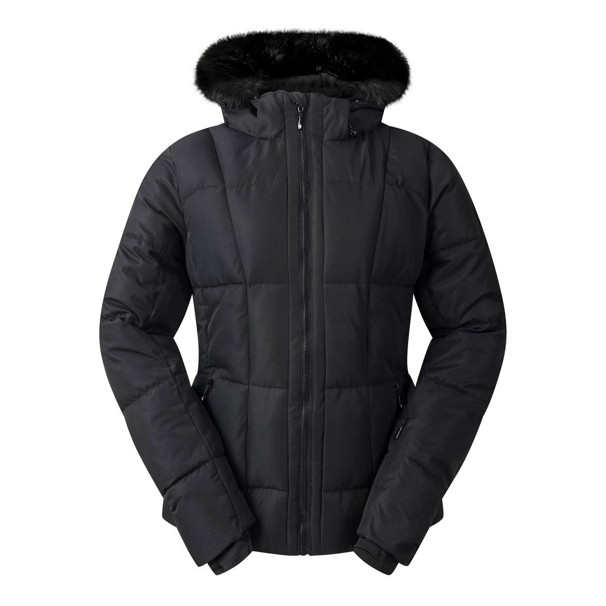 Blouson de ski à capuche amovible GLAMOURIZE noir, DARE 2B