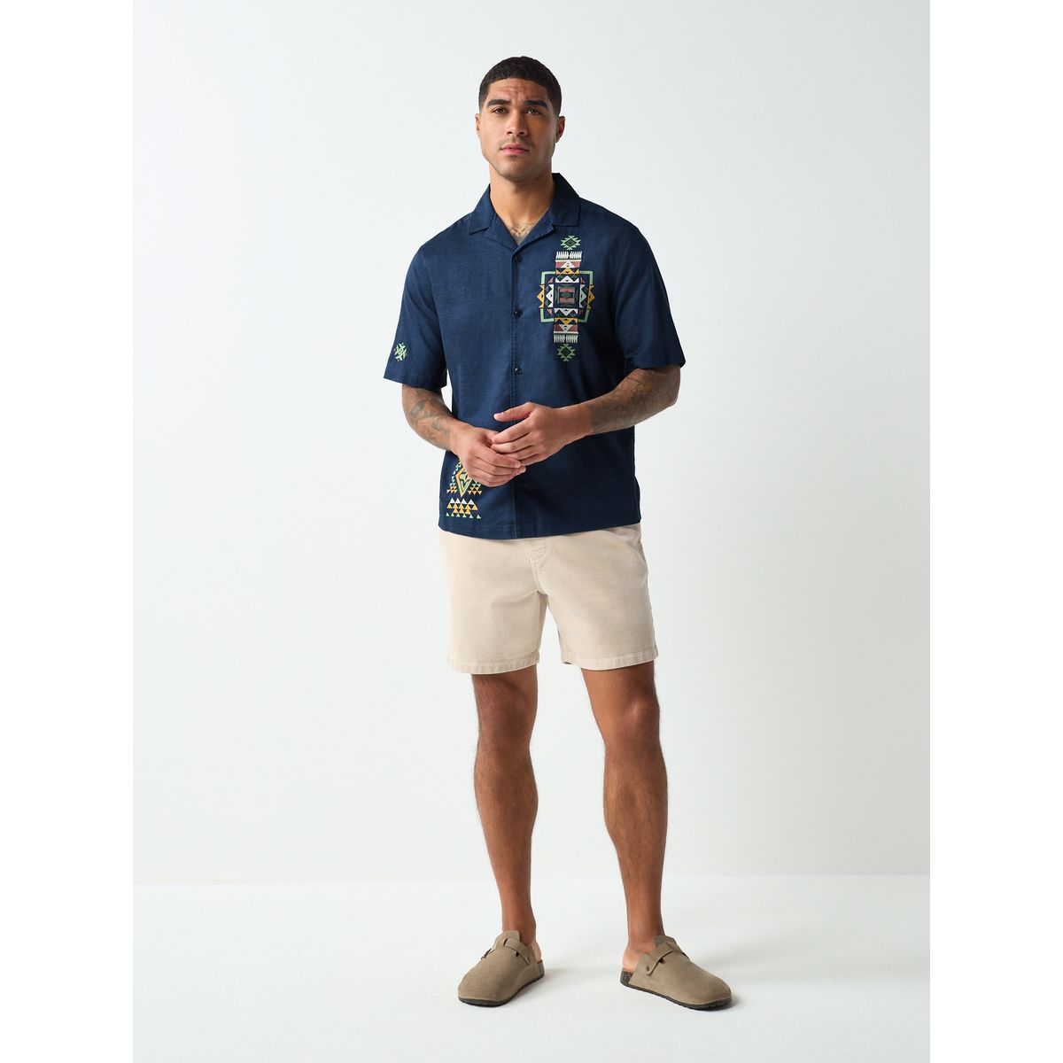 Short cargo à taille élastique os, NEXT