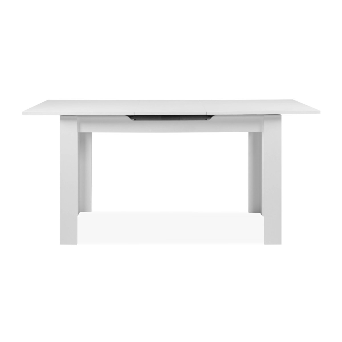 Table à manger extensible loft, 6 / 8 places ALVA blanc, PIER IMPORT