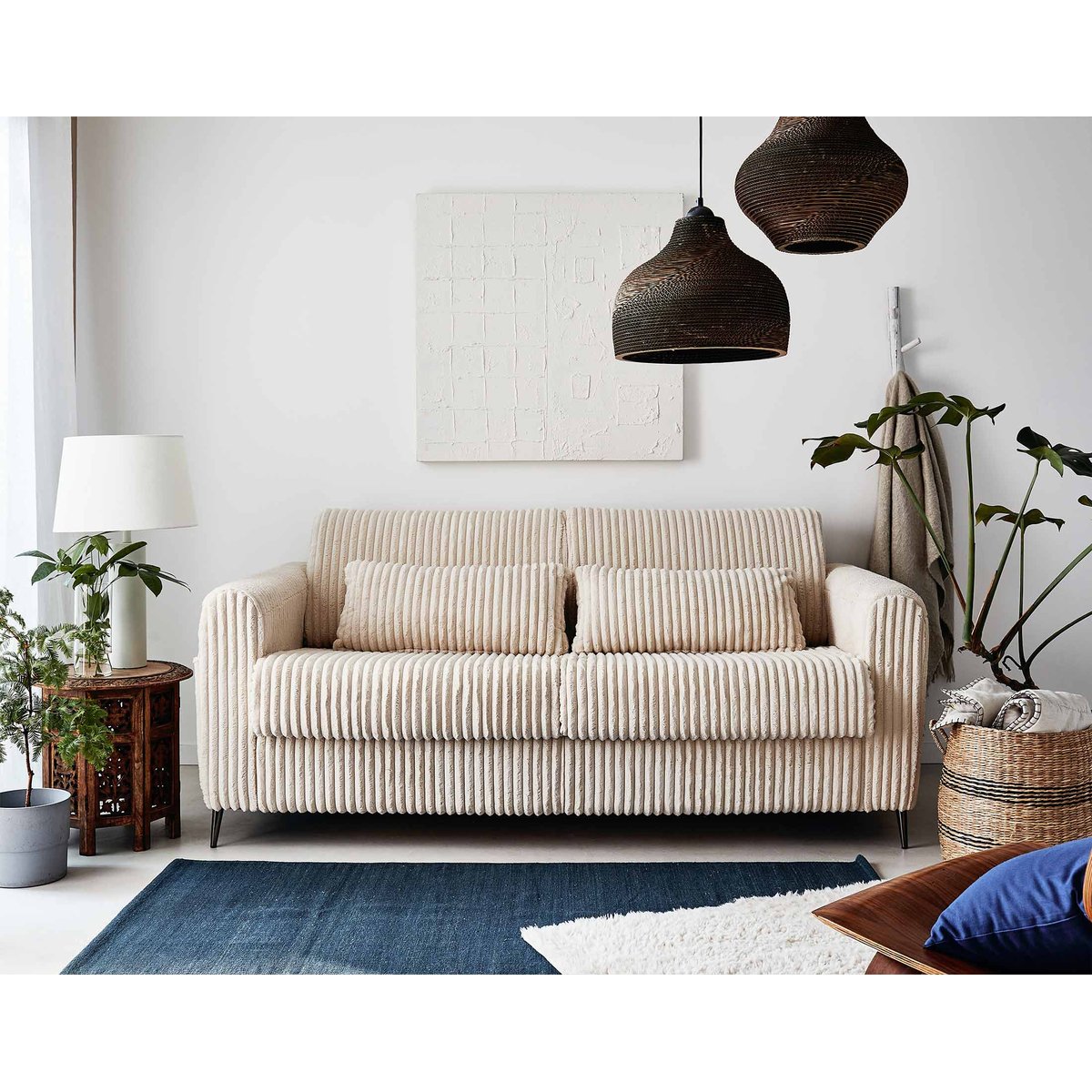 Lit - OWEN beige, BEST MOBILIER