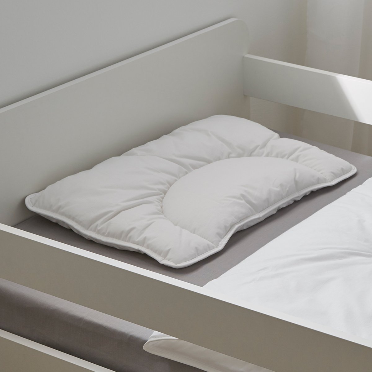 Oreiller Bébé Enveloppe Coton Bio - Bien-être blanc, DODO