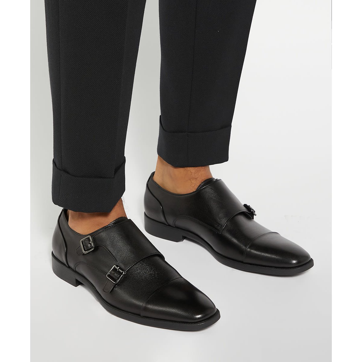 RALPHIE - Derbys à une boucle - SATCHIN black-leather, DUNE LONDON