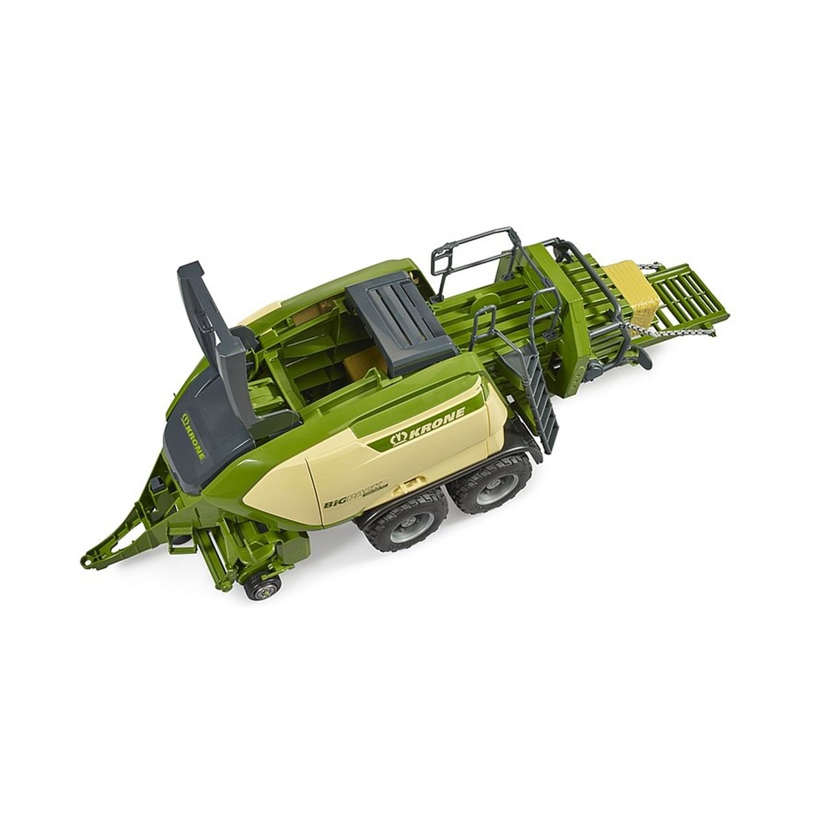 Presse Krone BiG Pack 1290 HDP VC avec 2 bottes de paille rectangulaire v002239, BRUDER