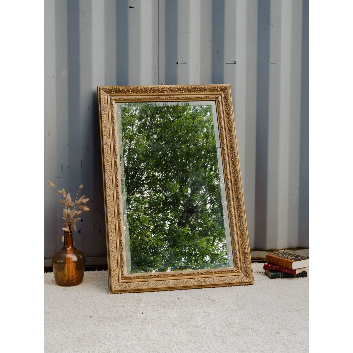 Grand miroir doré Georges N°1166 - Bon état doré, DEBONGOUT