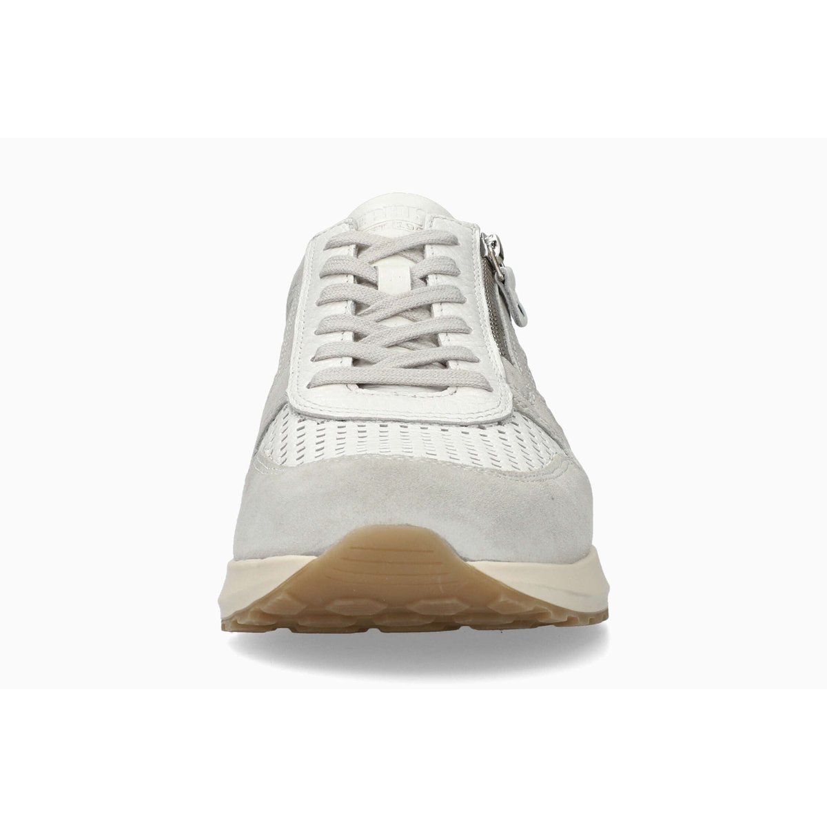 Baskets en cuir DINO PERF gris 5144, MEPHISTO
