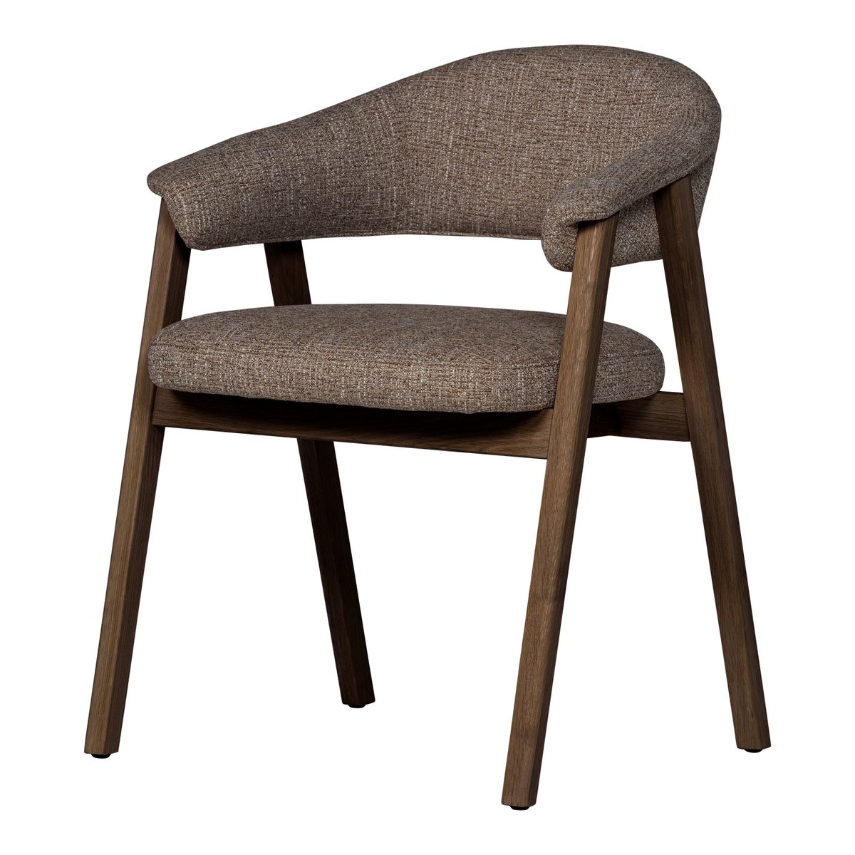 Chaises de salle à manger en chêne TUNAR marron, WOOOD
