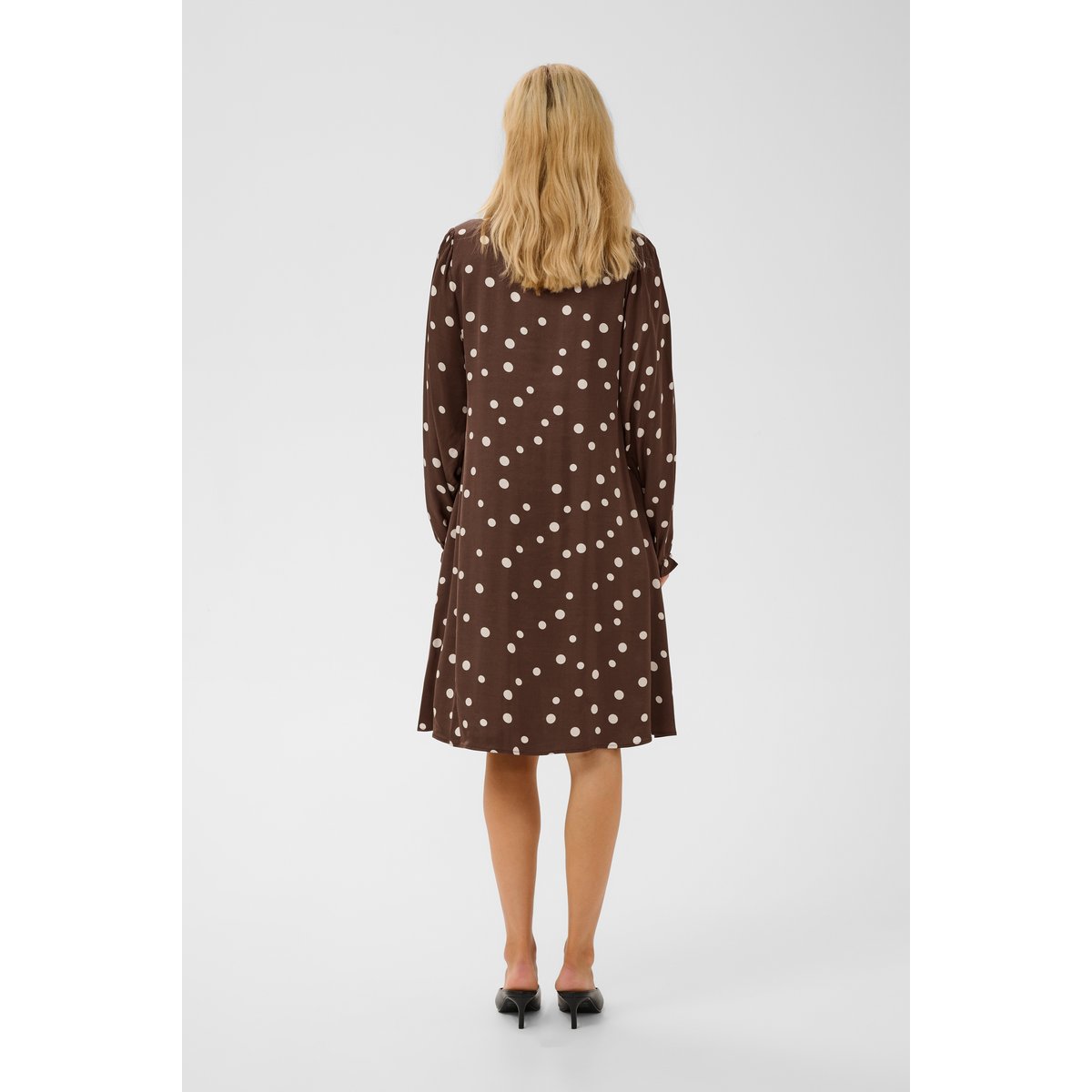 Robe marron brown/whitecap dot, CULTURE