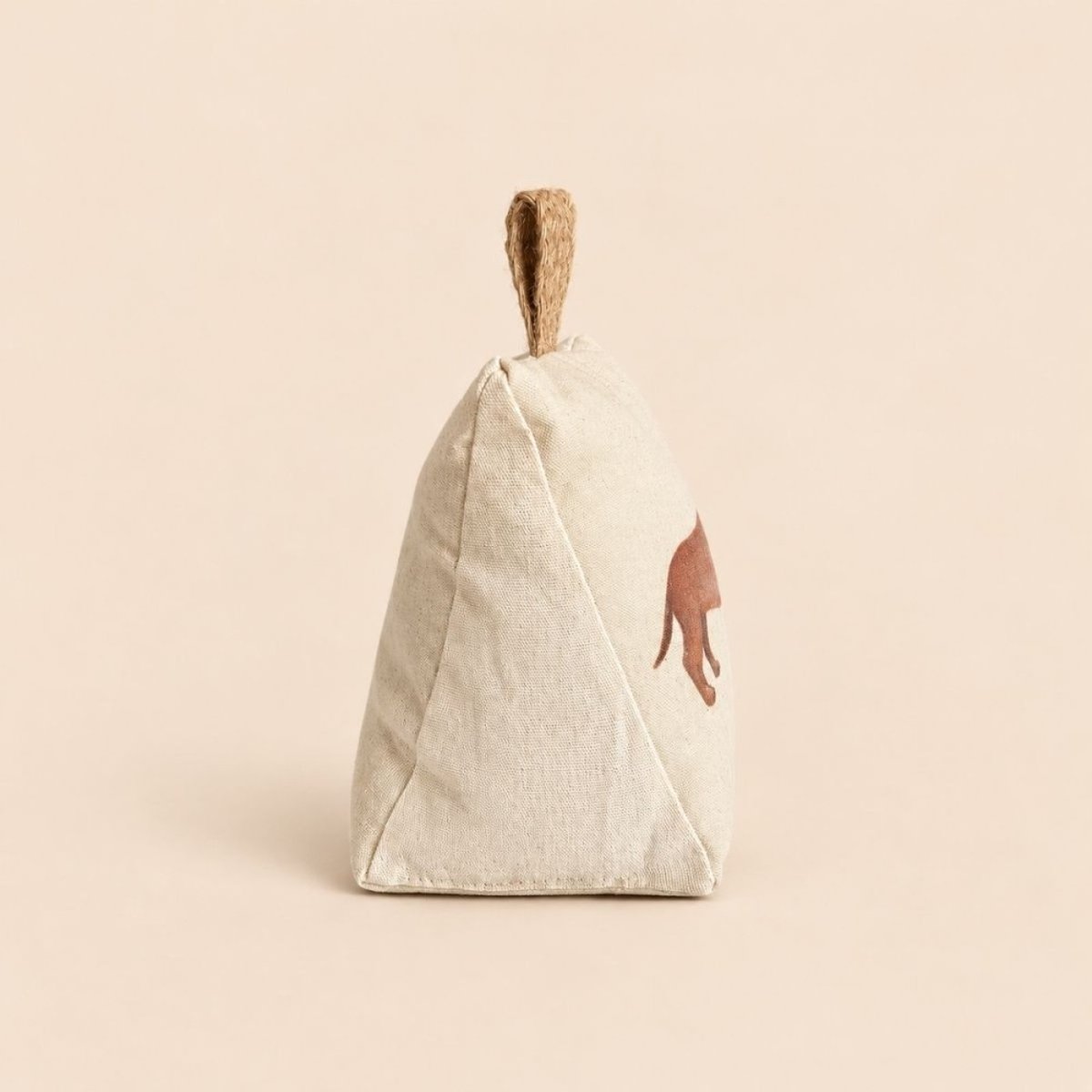 Bloque porte teckel en coton beige beige, KERSTEN