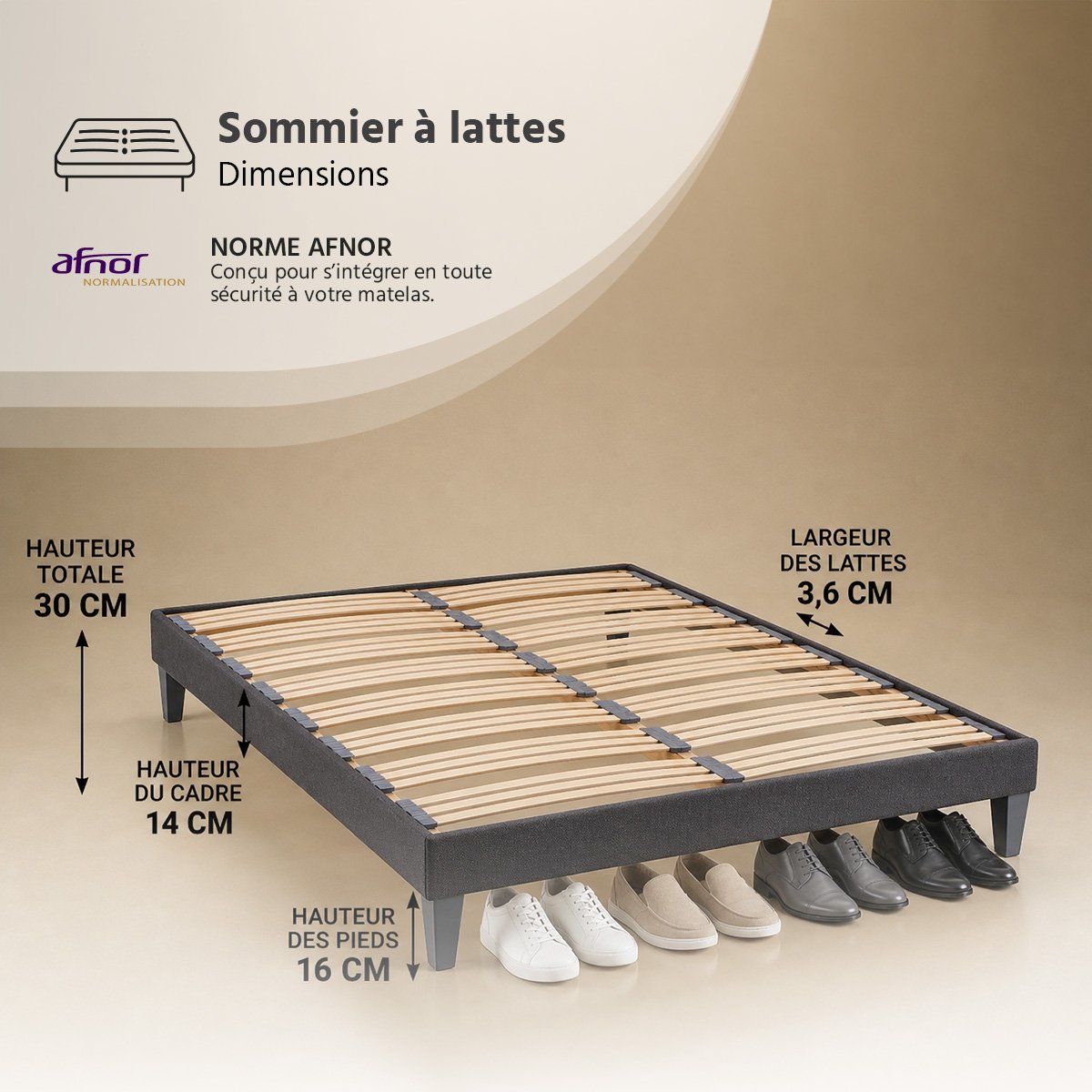 Pack prêt à dormir Tivoli - Matelas + Sommier + Couette, oreillers, protège-matelas - 25 cm d'épaisseur blanc, BELLECOUR