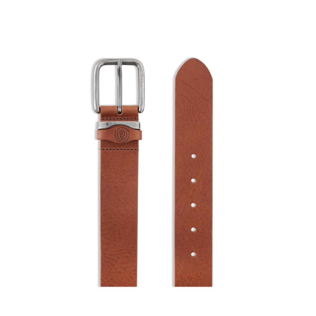 CEINTURE NUBBY Cognac marron, REDSKINS