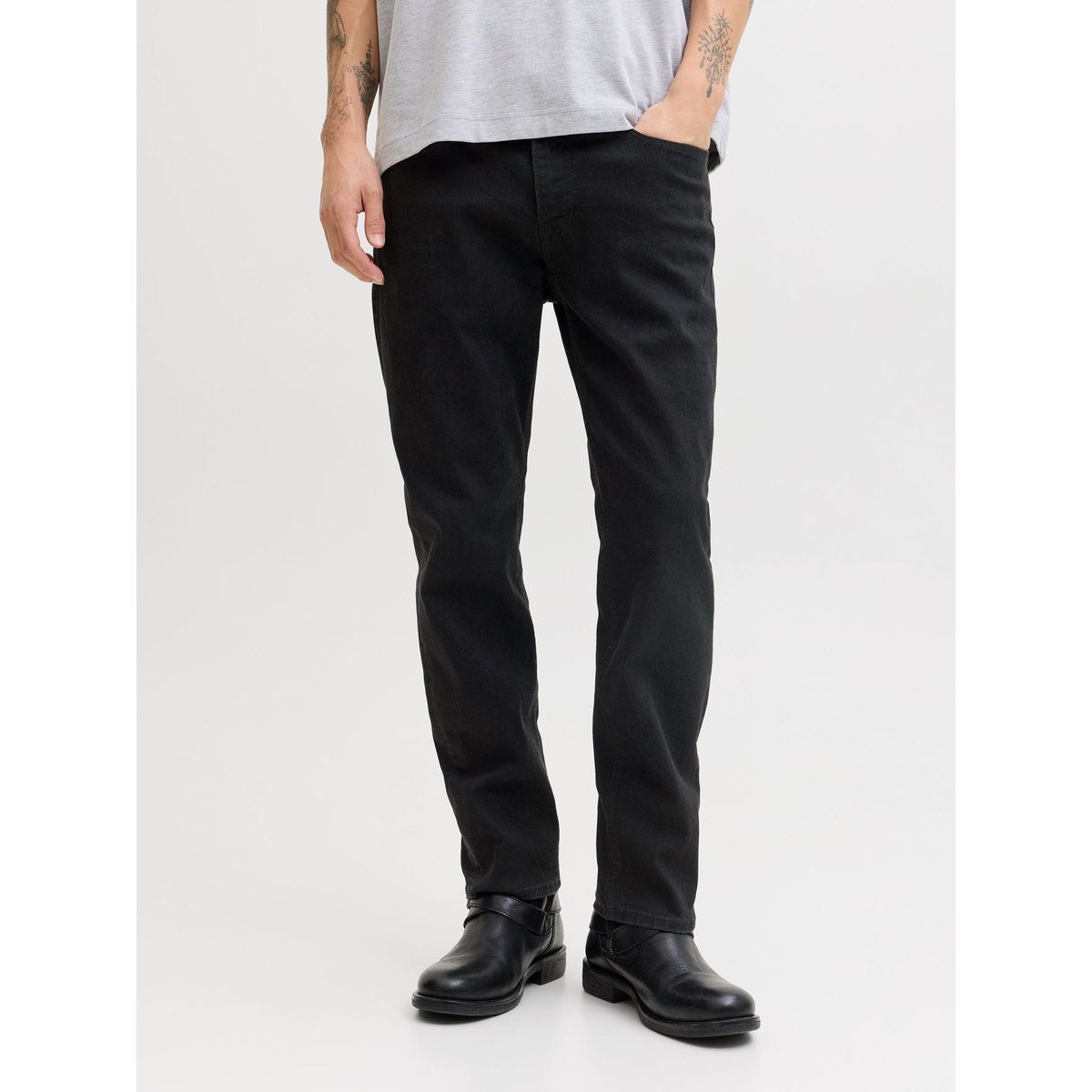 Coupe Regular black denim, JACK & JONES