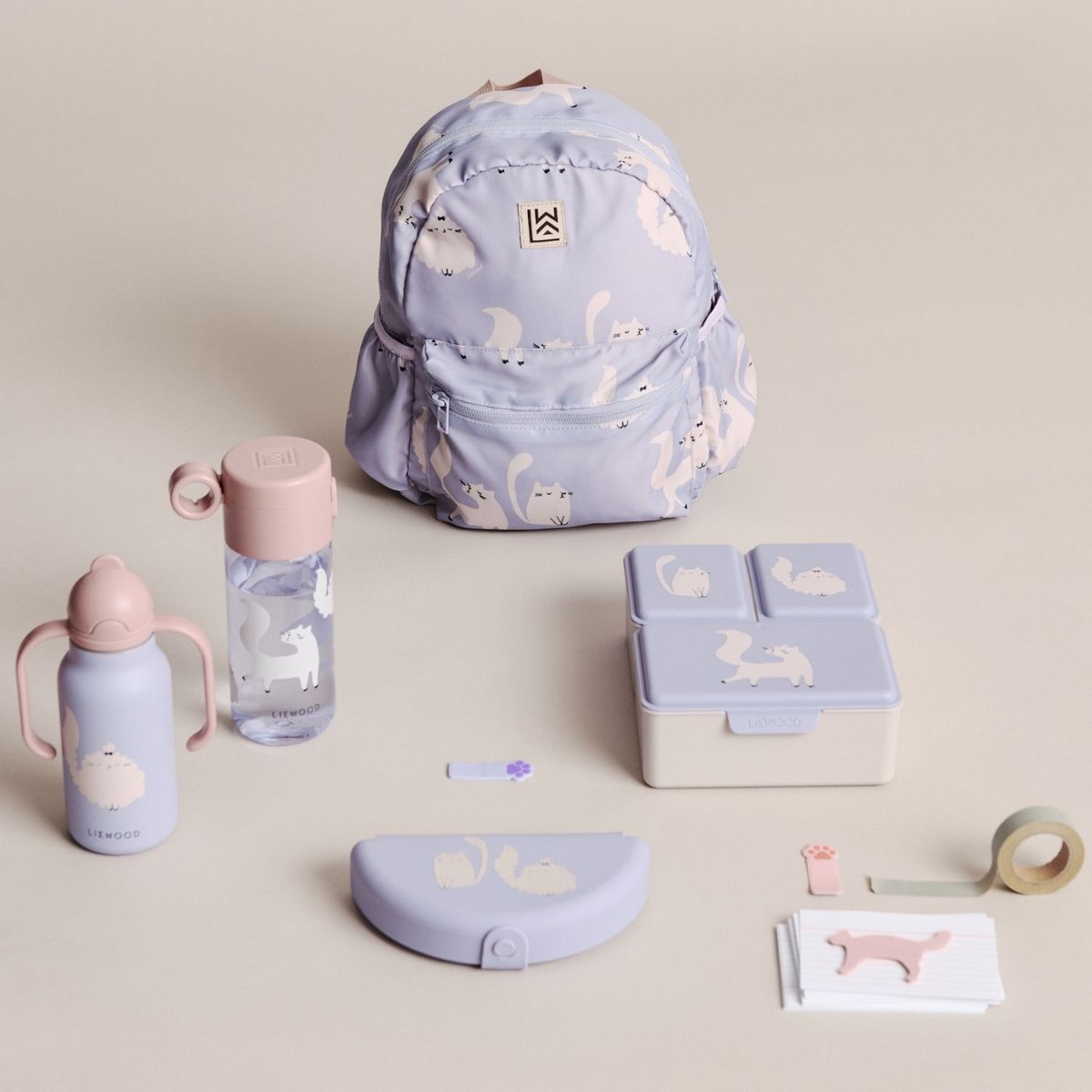 Gourde isotherme Kimmie violet, rose, blanc, LIEWOOD