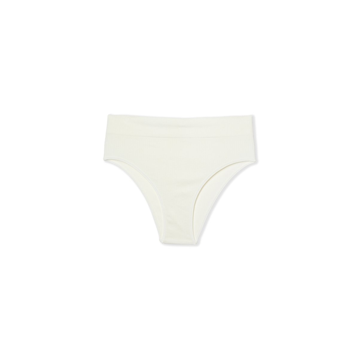 Culotte midi échancrée LOUISON BAC ecru, ETAM