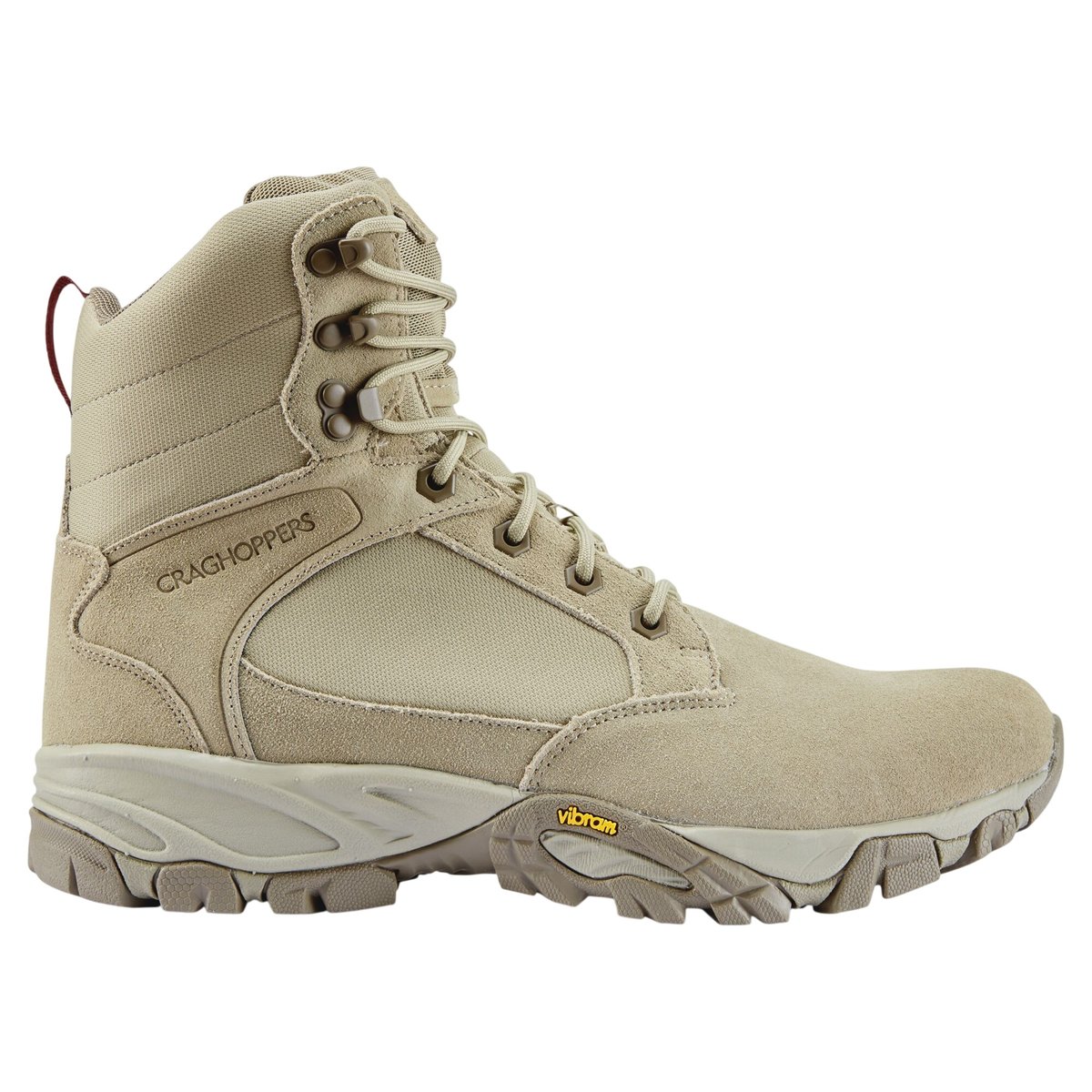 Bottines de marche imperméables en daim SALADO DESERT HI beige, CRAGHOPPERS