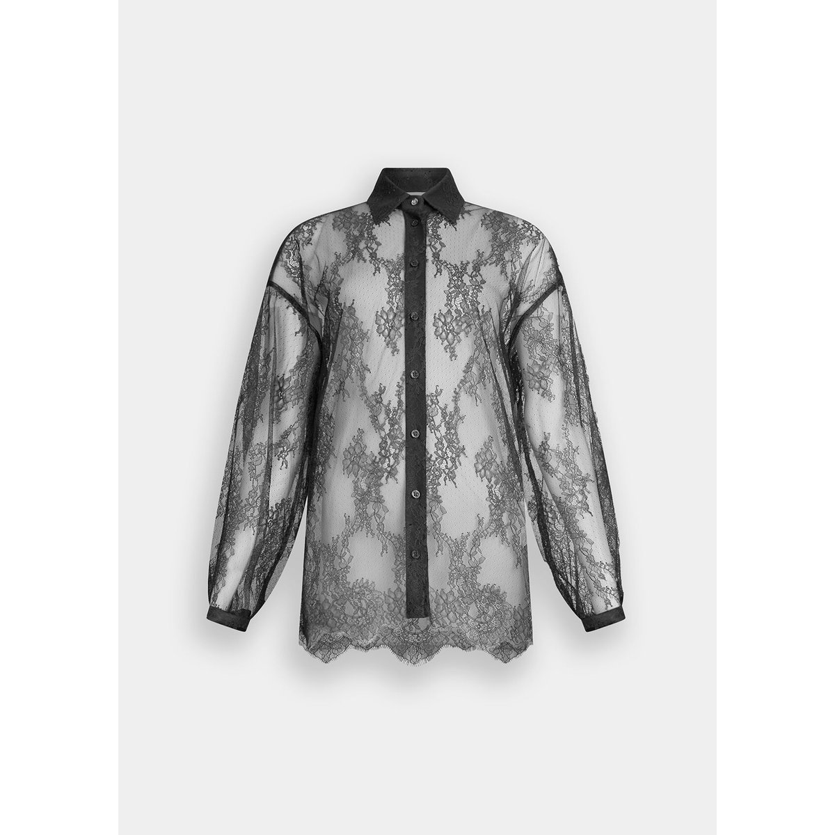 Chemise en dentelle marron foncé, LIU JO