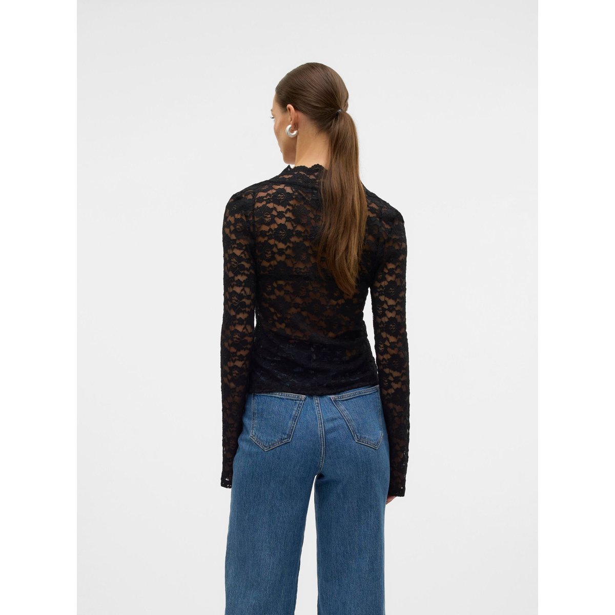 Top noire - black, VERO MODA
