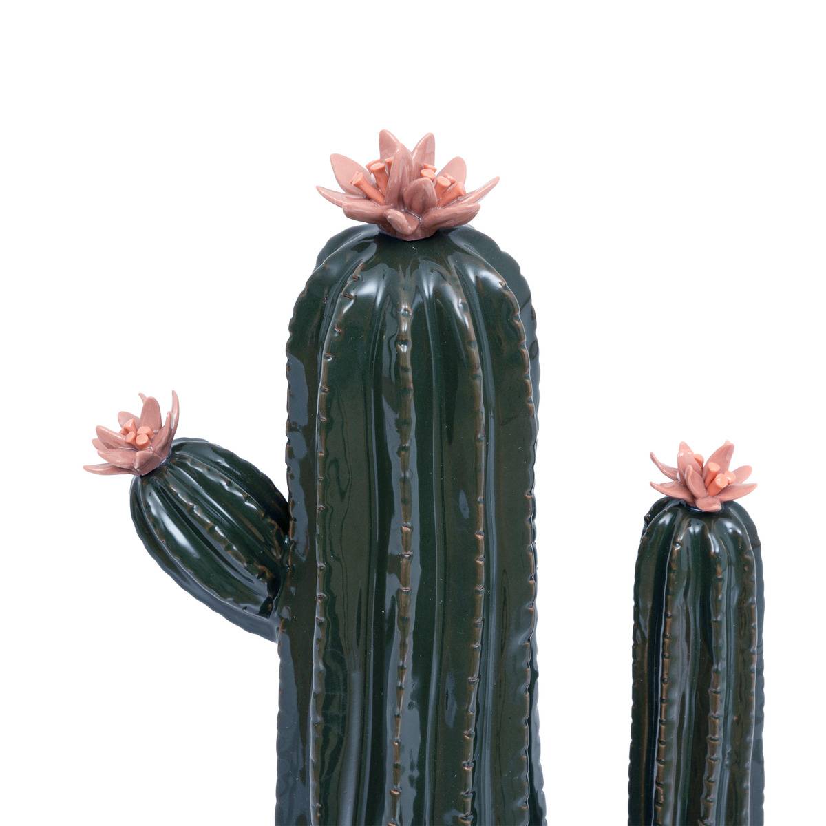Cactus déco, céramique EXOTIC PANAMA vert, ATMOSPHERA