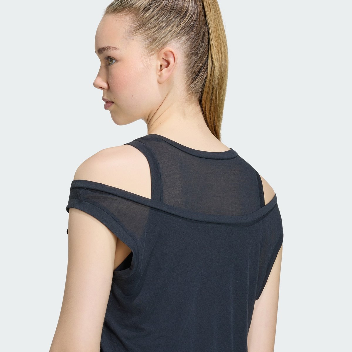Débardeur Transparent Soft Lux Débardeur Transparent Soft Lux black, ADIDAS SPORTSWEAR