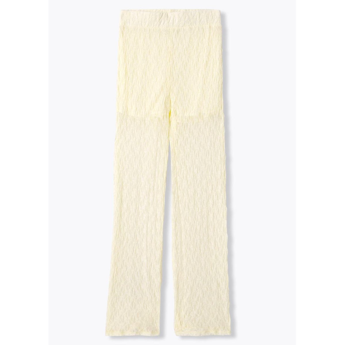 Pantalon en dentelle beige, PROMOD