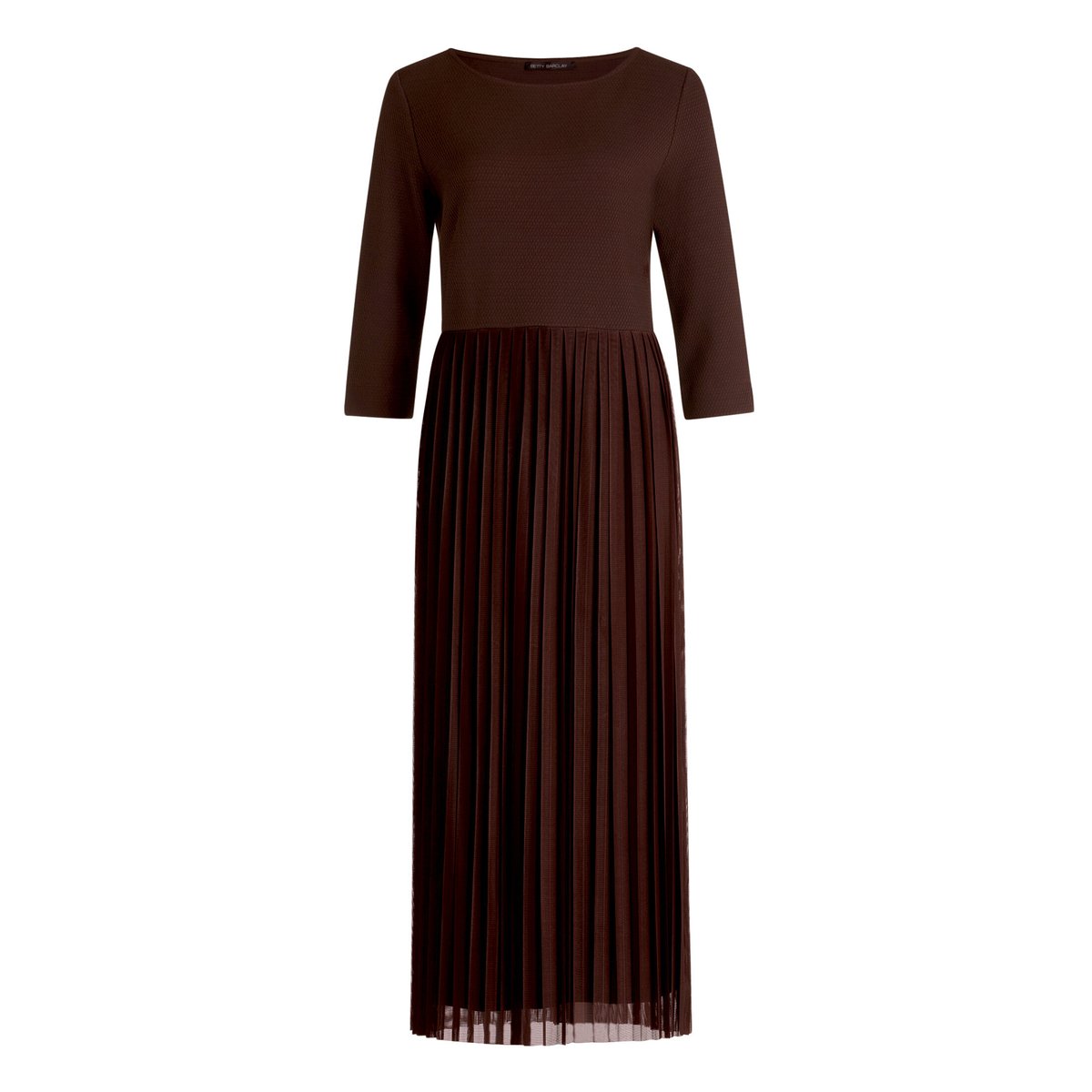 Robe plissée à manches 3/4 light maroon, BETTY BARCLAY